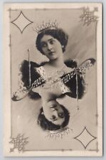 RPPC Lina Cavalieri Theatre Stage Actress Opera Singer Real Photo Postcard S21 picture