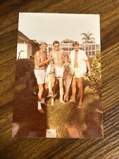 Shirtless Beefcakes & Large Fish 1980s Gay Int Vintage Color Photo H2 picture