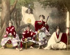 1890s JAPANESE  THEATRICAL PERFORMERS  Photo  (183-o) picture