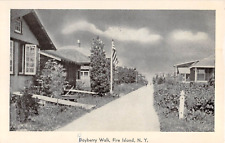 c.1940? Cottages Bayberry Walk Fire Island LI NY post card picture