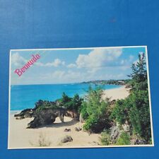 Natural Arches Bermuda Postcard Chrome Divided picture
