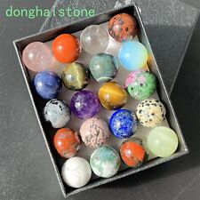 13x Wholesale Natural Mixed sphere quartz crystal ball Palm stone healing 15mm+ picture