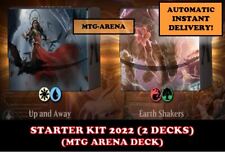 MTGA MTG ARENA CODE CARD STARTER KIT 2022 DOUBLE DECK UP AND AWAY EARTH SHAKERS picture