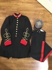 Civil War Reproduction Confederate Artillery Officer Uniform; Coat, Pants, Kepi picture
