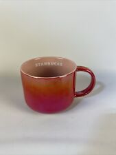 Starbucks Coffee Mug Cup 2022 Pink Inside Red Iridescent NEW picture