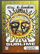GAS Shock Drop Sublime 40oz To Freedom Card /20 SSP Rare Foil picture