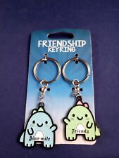 Sealed 2 QTY FRIENDSHIP Keychain Hangtag Key Ring Chain Fob *125-71 picture