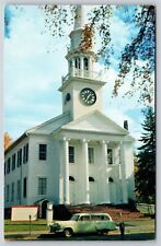 Southington Connecticut~First Congregational Church~Vintage Postcard picture