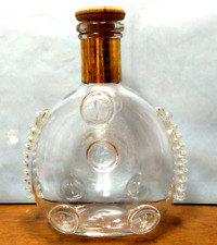 Remy Martin LOUIS XIII Crystal Decanter Empty Bottle With a Cork Chipped glass picture