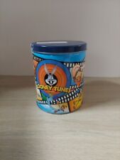 Vintage 1997 Looney Tunes Puzzle In METAL Tin Canister picture