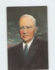Postcard Oil Painting of Dwight D. Eisenhower By Charles J. McCarthy CT USA picture