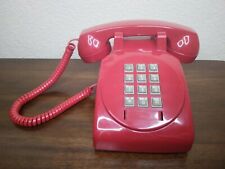 Vintage Red Stromberg Carlson Push Button Telephone Made in USA  picture