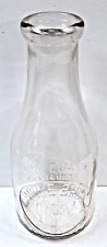 Vintage glass milk bottle BOICE BROS. DAIRY, Kingston, NY one quart size picture