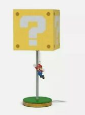Super Mario Question Block Lamp Shade Mario Chain Pull Paladone Desktop *read* picture
