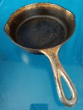 Vintage Cast Iron Wagner Ware Sidney 1054 Nickel Chrome # 4 - Rare  picture