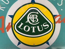 top quality LOTUS porcelain COATED 18 GAUGE steel SIGN picture