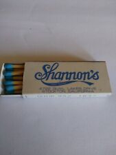 Vintage Wooden Matches From Shannon's Stockton California picture