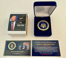  NEW President Donald Trump - The Presidential Seal Commemorative Coin w/ Case picture