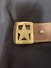 WW2 officer belt RKKA M35 type 1935Red Army Soviet USSR with half ring picture