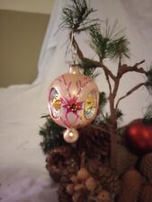 Spectacular Hand blown/painted Santa Land, Poland, Christmas Tree Ornament  picture