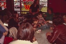 1981 Little Kid Birthday Party Gifts in Restaurant 80s Vintage 35mm Slide picture