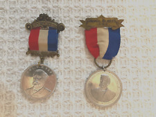 Antique Metals Badges of Co.Bluffs 1893 & 1894 W/ General Dodge #981 picture
