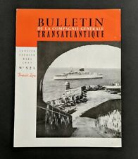 1957 French Line General Transatlantic Bulletin picture