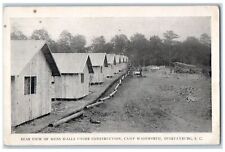 c1920s Rear View Mess Under Constructions Camp Wadsworth Spartanburg SC Postcard picture