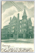 Postcard CT, View Of YMCA BUILDING, Bridgeport, Connecticut, c1905 Posted  CT1 picture