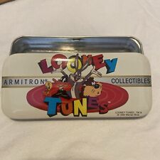 Vintage Armitron Looney Tunes Collectibles Watch Case Tin 1994 (Empty) picture