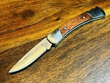 2015 BUCK USA 503 Prince Wood Handle Pocket Knife Nickel Silver Forever Warranty picture