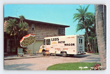 1960'S. LEO'S PATIO WAGON. CLEARWATER, FLORIDA. POSTCARD. DC25 picture