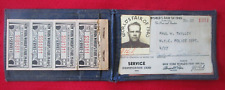 PHOTO ID/WALLET/TICKETS - N.Y.C. POLICE - New York World's Fair - 1940 picture