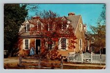 Williamsburg VA, Brush-Everard House, Built In 1717, Virginia Vintage Postcard picture