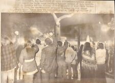 LD245 1970 AP Wire Photo MIDNIGHT PROTEST AT WHITE HOUSE CAMBODIA KENT STATE picture
