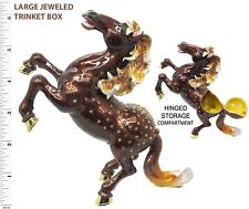 RUCINNI Large Stallion Jeweled Trinket Box picture