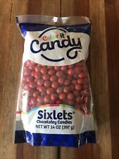 14oz. Package Of Red “Color It Candy” SIXLETS picture
