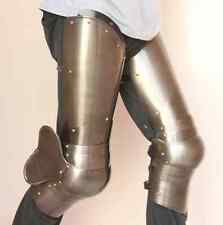 HANDMADE Gothic Steel Leg Guard Knight Leg Protect Armor picture