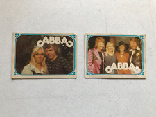 2 X MONTY GUM 1970s ABBA COLLECTIBLE TRADING CARDS picture