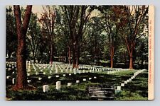 Antique Old Postcard National Cemetery Jefferson Barracks St Louis MO 1909cancel picture
