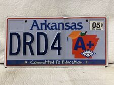 May 2021 Arkansas Committed To Education License Plate picture