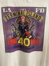 New Los Angeles Fire Department LAFD T-Shirt FS 40 San Pedro Terminal Island picture