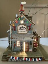 Lemax The Crow's Nest Nautical Supplies Lighted Building - #25651 Retired picture