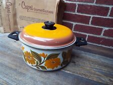 Unused 5 QT  Covered Dutch Oven- CAPRI Gourmet Porcelain Enamel Cookware picture