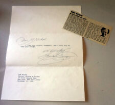 2 Tom Wolfe Signed Letters 1990 & 1991 Unique Topic Envelopes Included Autograph picture