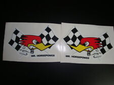 Vintage *Stickers Clay Smith Cams  Sold In Lots Of 2  (1) Left  &  (1) Right . picture