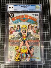 Wonder Woman 1 CGC 9.6 #4163427016 🔑 Issue, Perez Cvr, New Origin, Wraparound picture
