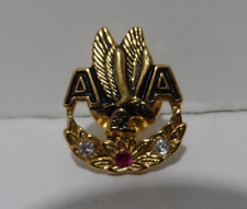 VTG American Airlines 25 year Service Award Pin Lapel Tie Tack Tac Diamond Ruby picture