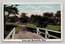 Postcard Rural Scene Near Barnesville Ohio, Vintage M13 picture