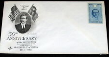 SUN YAT-SEN 1961 REPUBLIC OF CHINA FIRST DAY COVER 50th ANNIVERSARY REVOLUTION picture